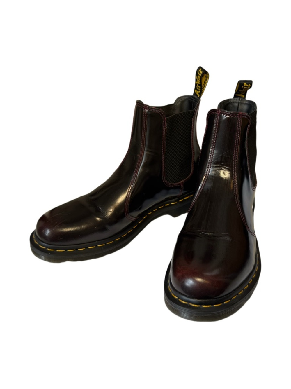 Dr. Martens Men's Chukka Boots - Cherry/Burgundy Leather